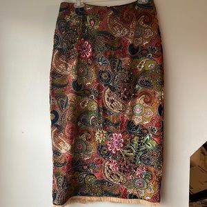 Beautiful skirt with stone embellishments and such detailed beadwork